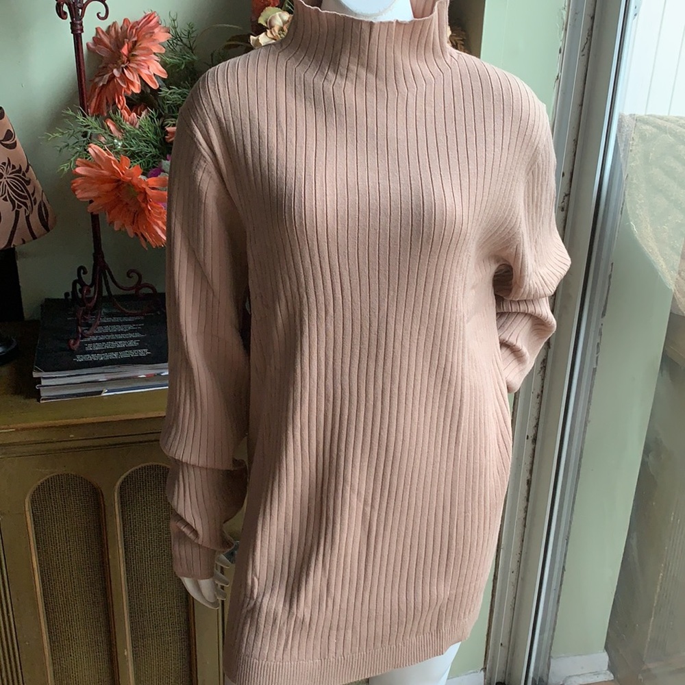 Loft Plus Stripped Ribbed Sweater - Picture 3 of 8